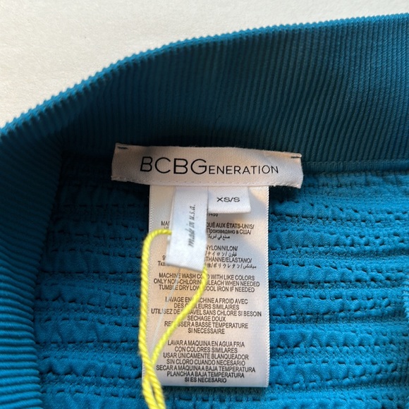 BCBGeneration Teal Bodycon Skirt - Picture 2 of 4